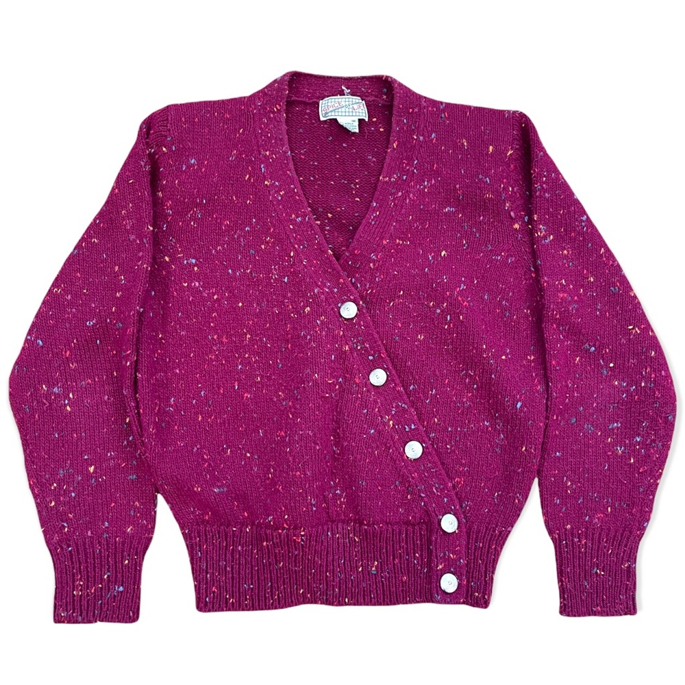 Vintage 80’s / 90s magenta Sweater Size Medium